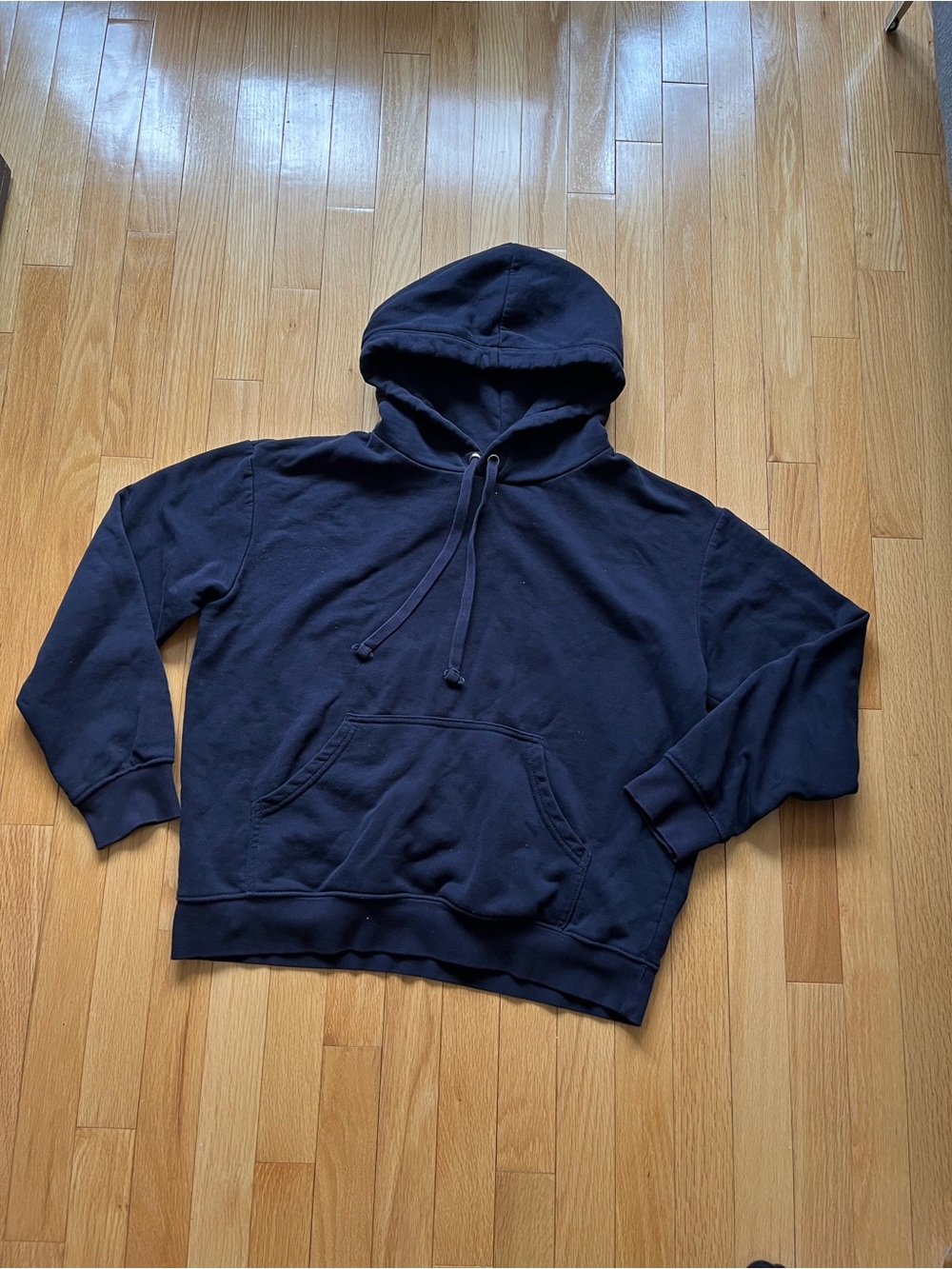 Navy Pullover Hoodie - Casual Everyday Sweatshirt
